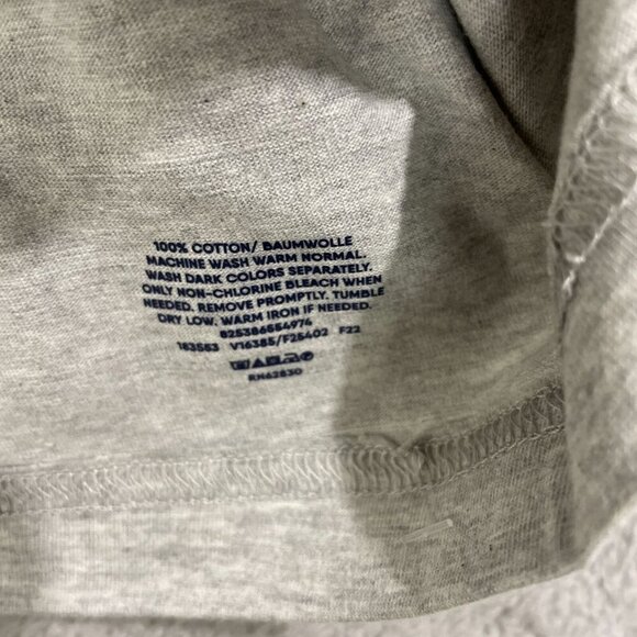 NWOT Lands' End Men's XXL Gray Heather Crewneck T-Shirt Cotton Casual Wear - Picture 6 of 8